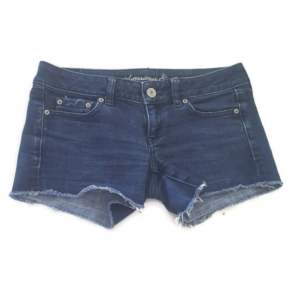 American Eagle Stretch Cut-off Frayed Jean Shorts - Picture 8 of 8